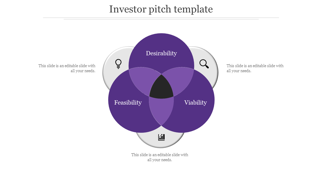 investor pitch template-Purple